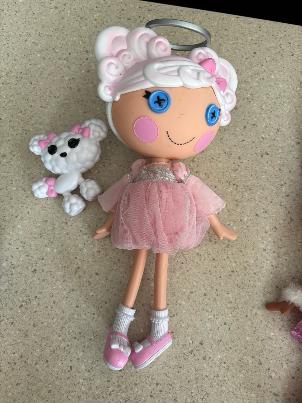 Lalaloopsy Cloud E Sky Doll Angel Wings Halo Pink Dress 2012 Large 12" Toy & Pet